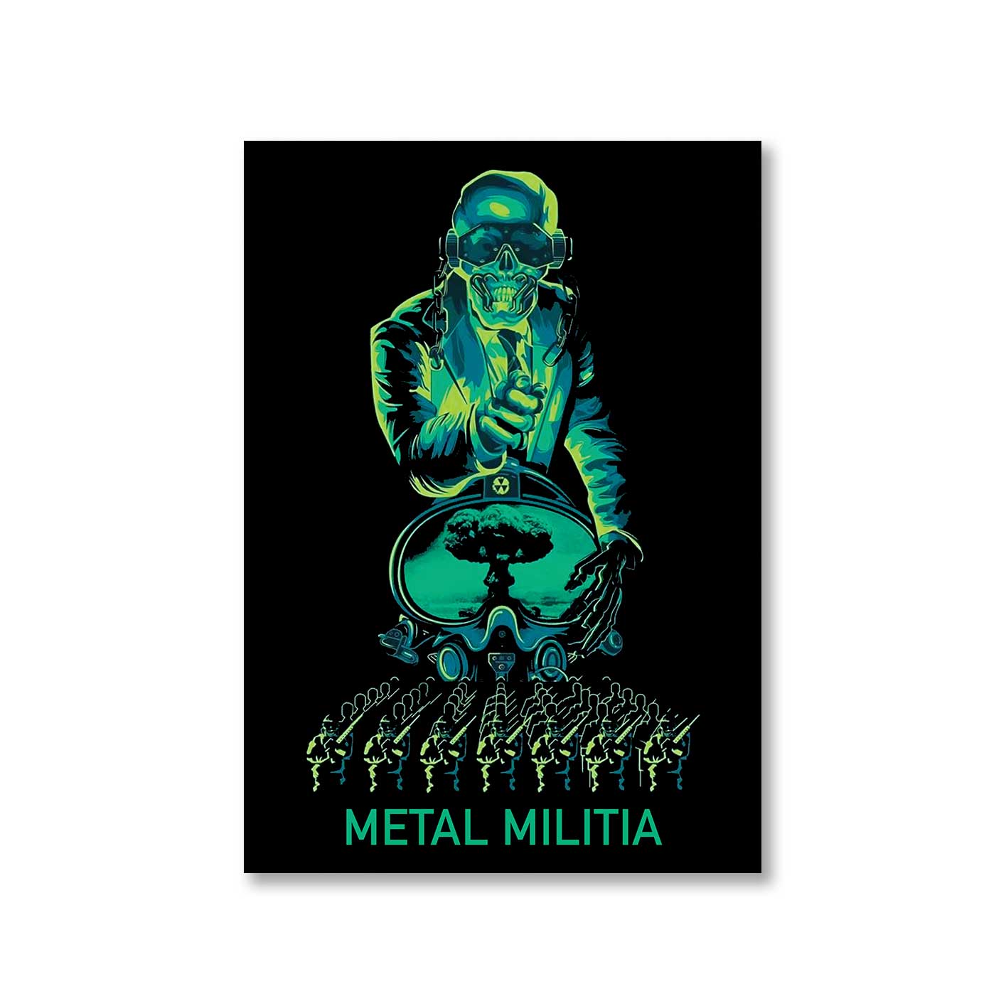 megadeth metal militia poster wall art buy online united states of america usa the banyan tee tbt a4