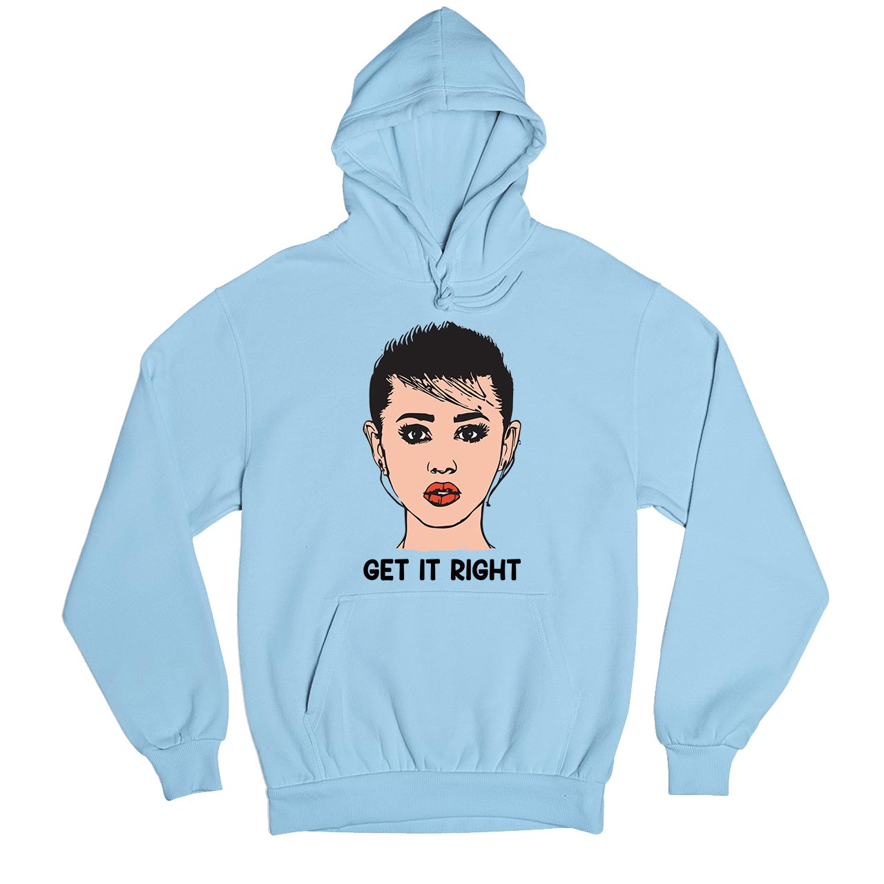 miley cyrus get it right hoodie hooded sweatshirt winterwear music band buy online usa united states of america the banyan tee tbt men women girls boys unisex gray