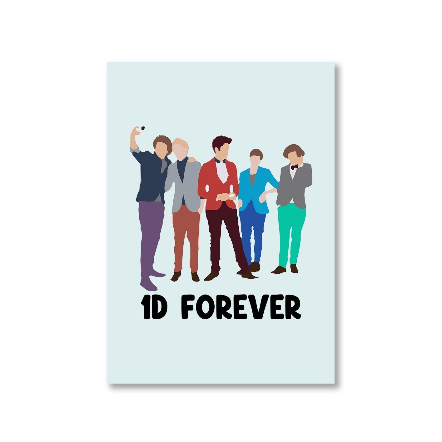 one direction 1d forever poster wall art buy online united states of america usa the banyan tee tbt a4