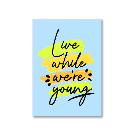 one direction live while we're young poster wall art buy online united states of america usa the banyan tee tbt a4