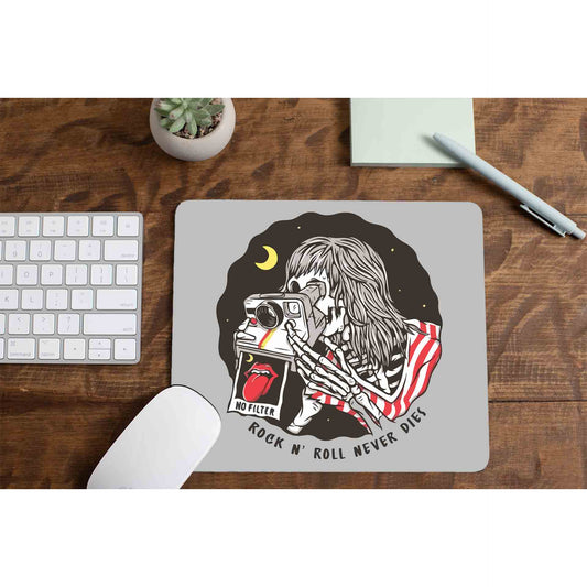 the rolling stones rock 'n roll never dies mousepad logitech large anime music band buy online united states of america usa the banyan tee tbt men women girls boys unisex