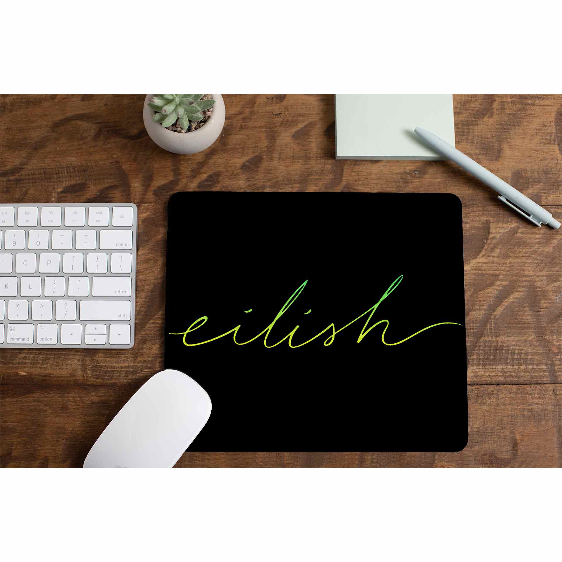 billie eilish eilish mousepad logitech large anime music band buy online united states of america usa the banyan tee tbt men women girls boys unisex