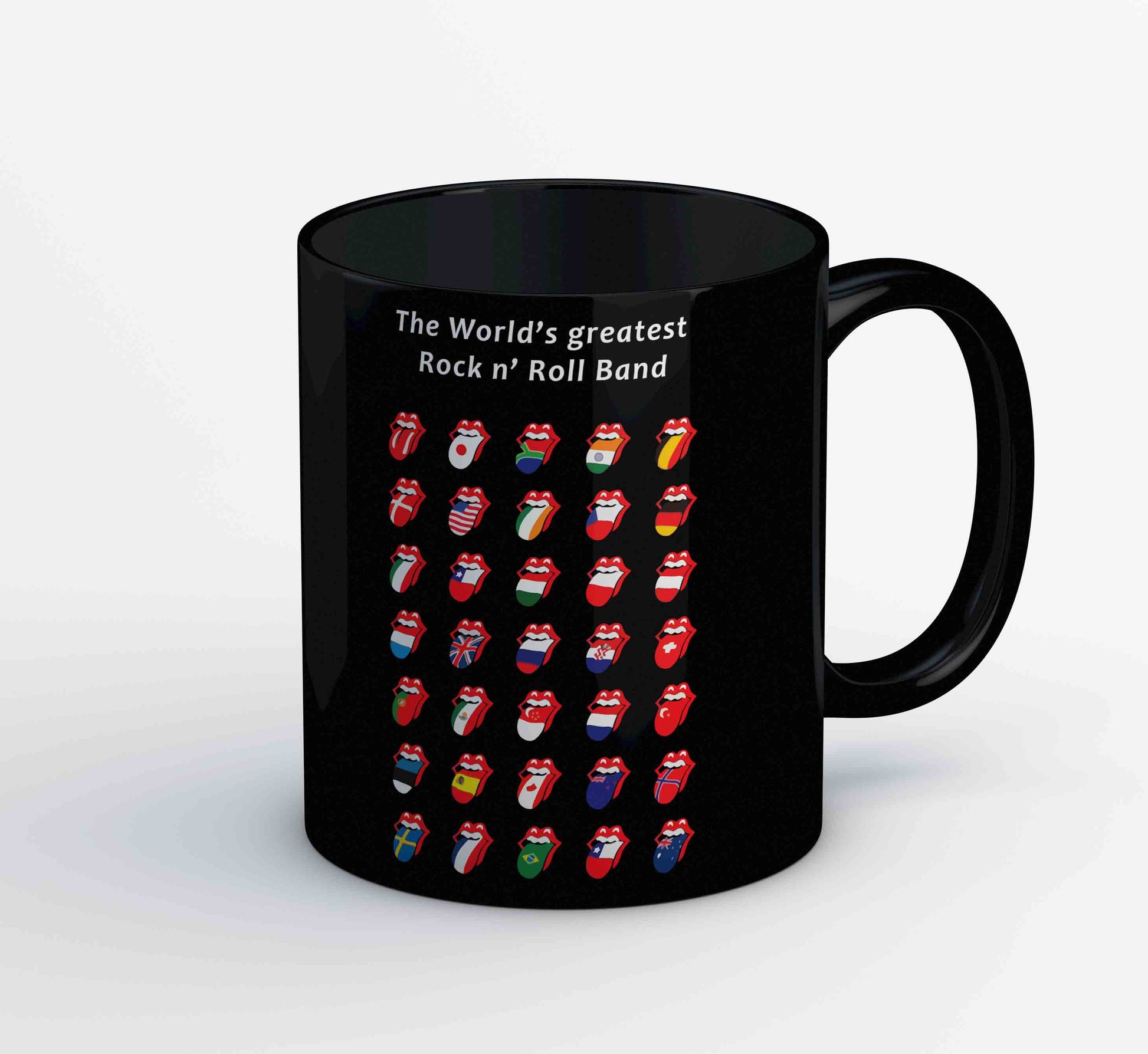 the rolling stones the world's greatest rock 'n roll band mug coffee ceramic music band buy online usa united states of america the banyan tee tbt men women girls boys unisex