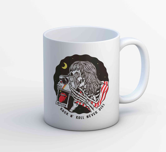 the rolling stones rock 'n roll never dies mug coffee ceramic music band buy online usa united states of america the banyan tee tbt men women girls boys unisex