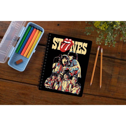 the rolling stones stones notebook notepad diary buy online united states of america usa the banyan tee tbt unruled