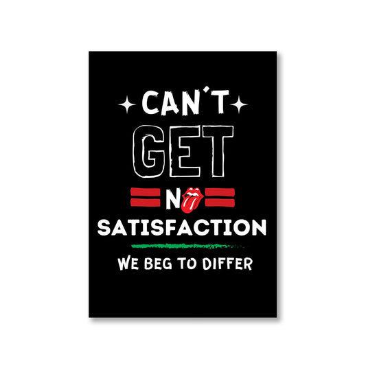 the rolling stones can't get no satisfaction poster wall art buy online united states of america usa the banyan tee tbt a4