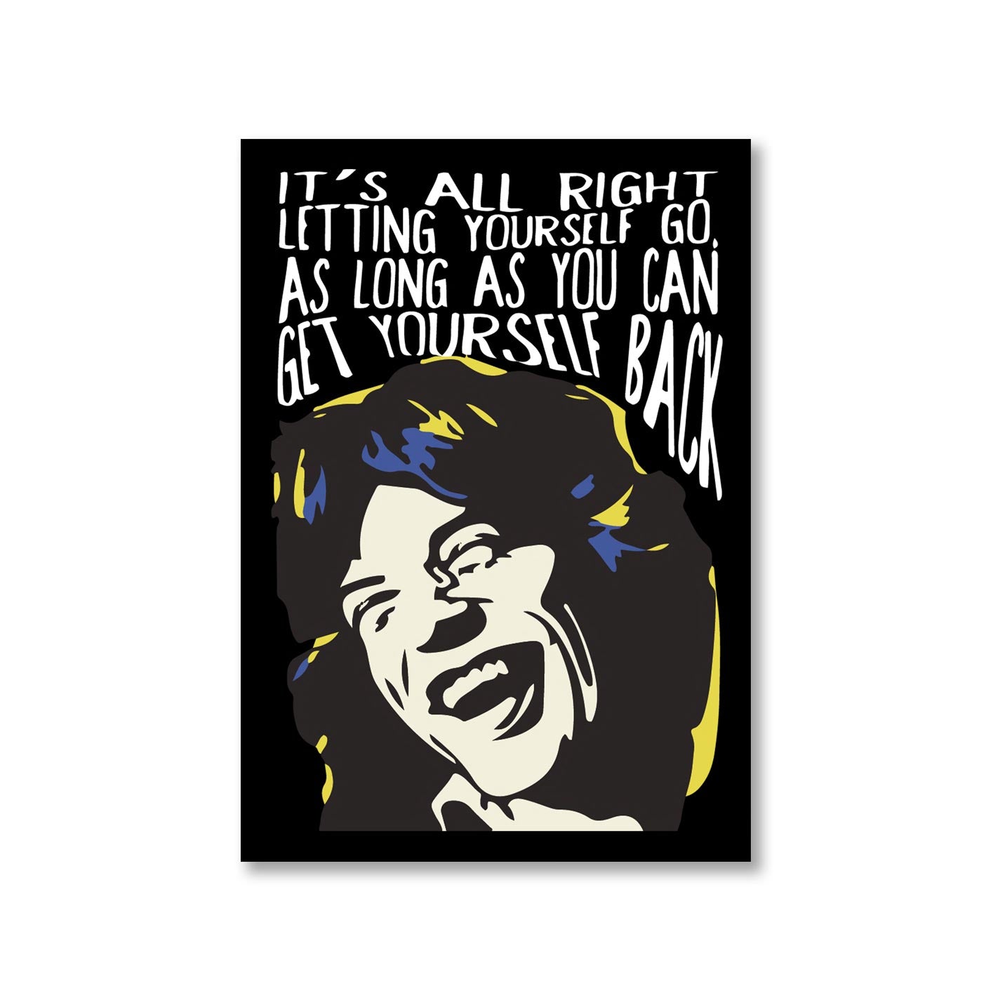 the rolling stones mick quote poster wall art buy online united states of america usa the banyan tee tbt a4