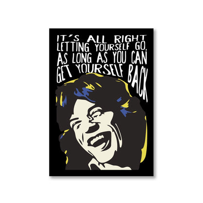 the rolling stones mick quote poster wall art buy online united states of america usa the banyan tee tbt a4