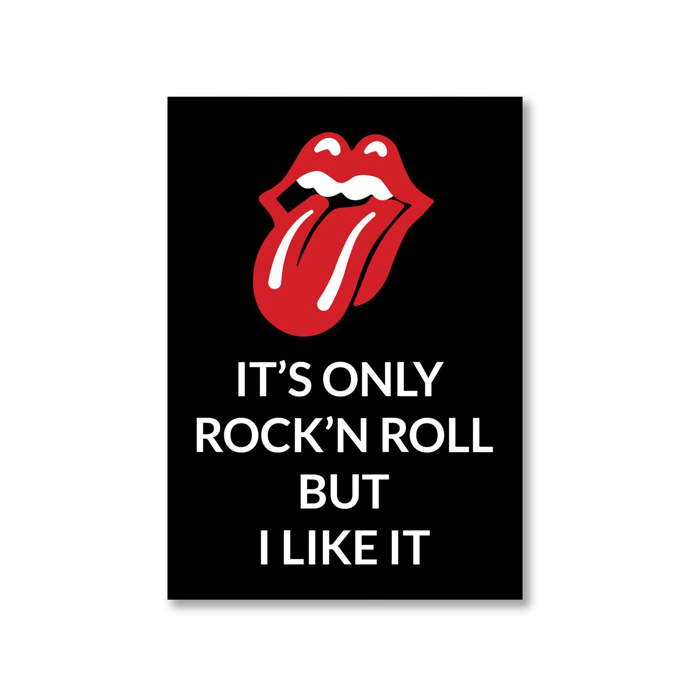 the rolling stones rock 'n roll  poster wall art buy online united states of america usa the banyan tee tbt a4