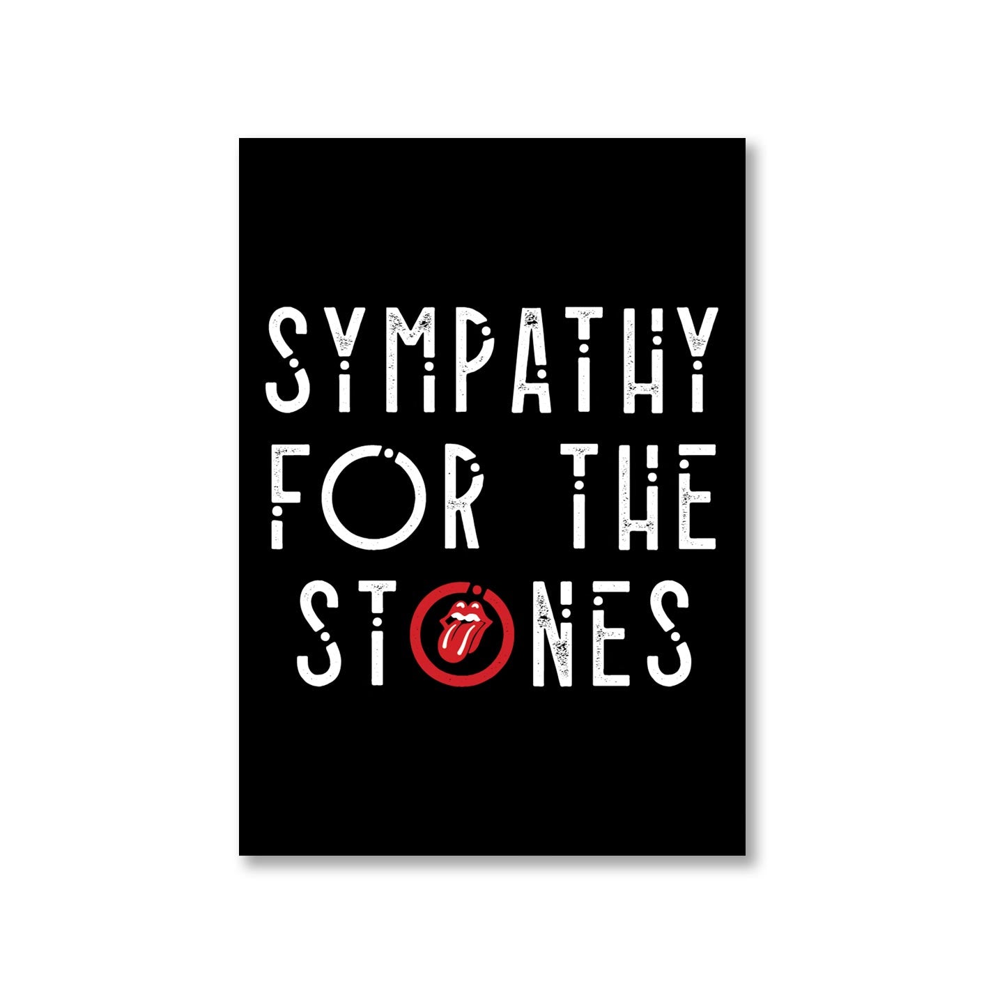 the rolling stones sympathy for the stones poster wall art buy online united states of america usa the banyan tee tbt a4