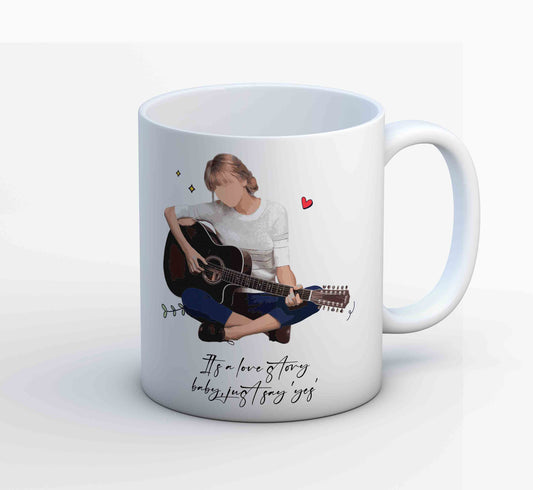 taylor swift love story mug coffee ceramic music band buy online usa united states of america the banyan tee tbt men women girls boys unisex