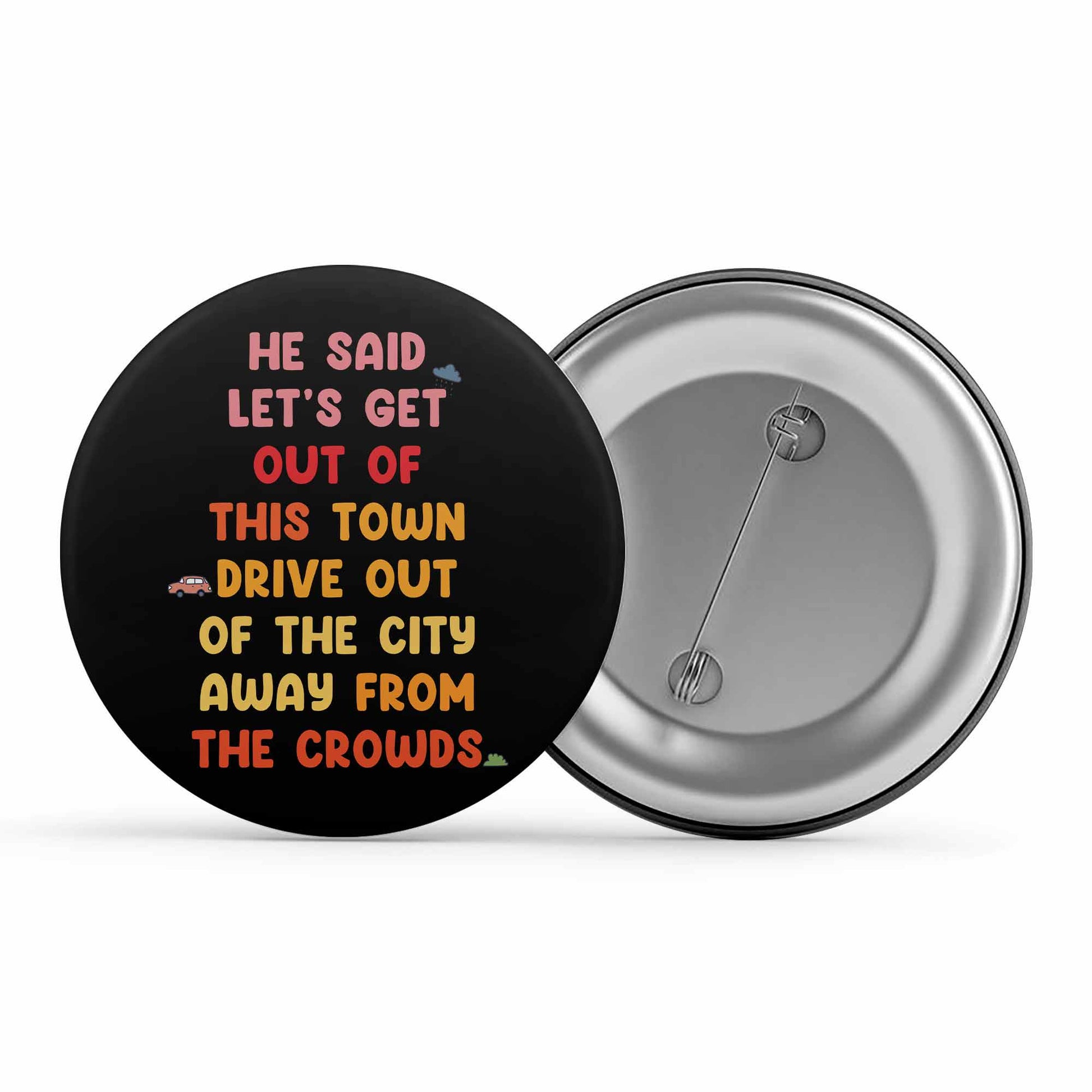 Taylor Swift Pin Button - The Tale Of Tunes