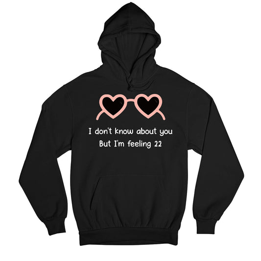 taylor swift 22 hoodie hooded sweatshirt winterwear music band buy online usa united states of america the banyan tee tbt men women girls boys unisex black