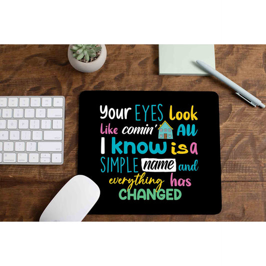 taylor swift everything has changed mousepad logitech large anime music band buy online united states of america usa the banyan tee tbt men women girls boys unisex