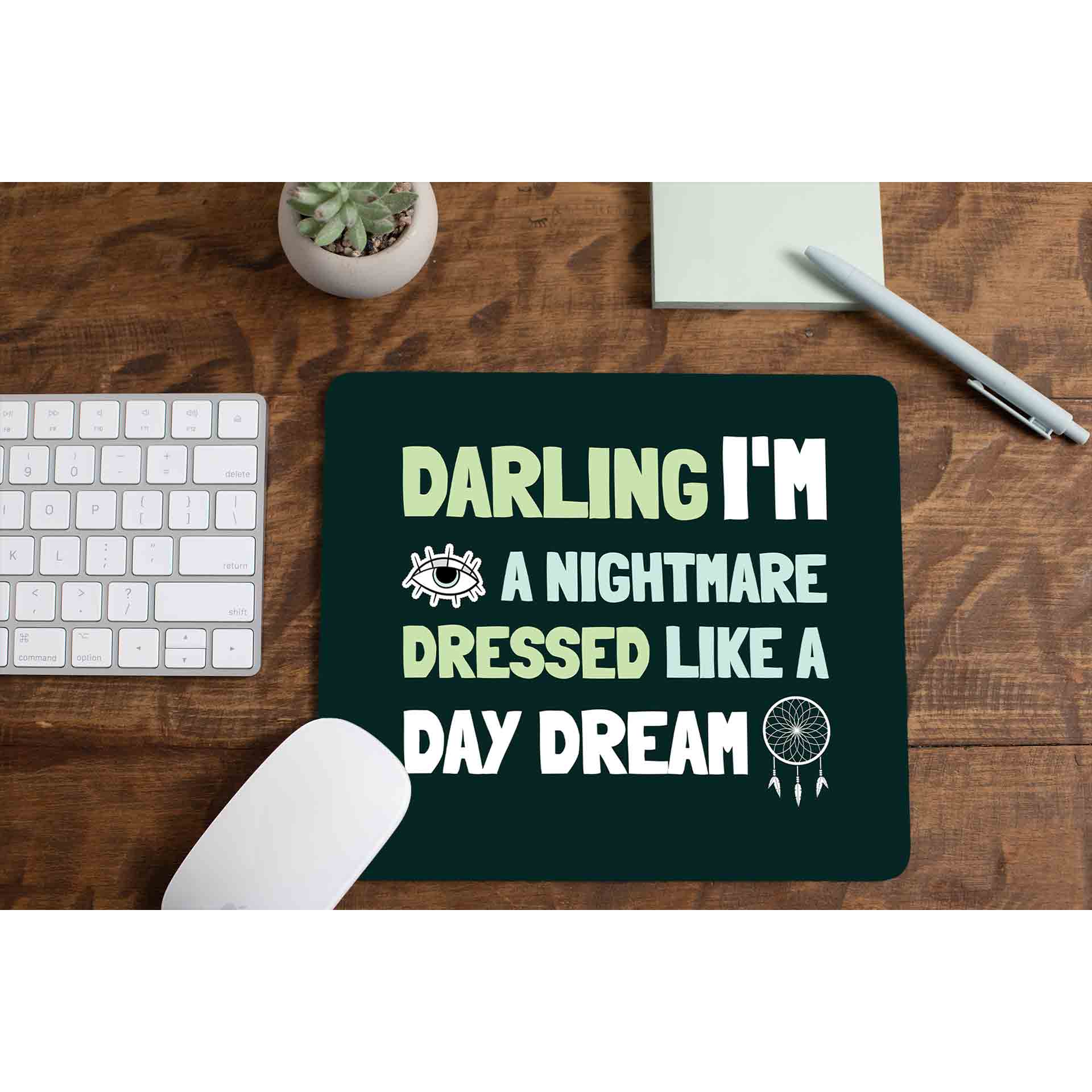 taylor swift blank space mousepad logitech large anime music band buy online united states of america usa the banyan tee tbt men women girls boys unisex  darling i'm a nightmare dressed like a daydream